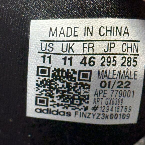 Adidas Adilette Pride Slides GX6389 Love Unites Kris Andrew Small Size 11 New - Picture 6 of 6